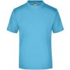 Pánské Tričko James+Nicholson základní triko ve vysoké gramáži bez bočních švů modrá nebeská JN002