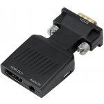 PremiumCord Převodník VGA na HDMI s audio vstupem a audio kabelem – Zboží Mobilmania