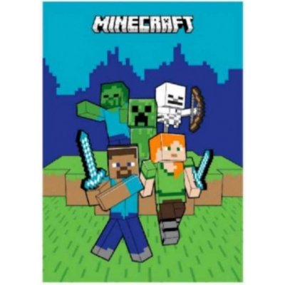 MOJANG official product Dětská fleecová deka Minecraft