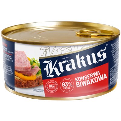 Krakus Vepřová konzerva Biwakowa 300 g – Zbozi.Blesk.cz