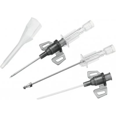 Vasofix Safety Pur 16G i.v. kanyla s portem a křidélky 1,7 x 50 mm šedá 50 ks – Zboží Dáma