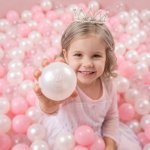 KiddyMoon Míčky do suchého bazénu růžové – Sleviste.cz