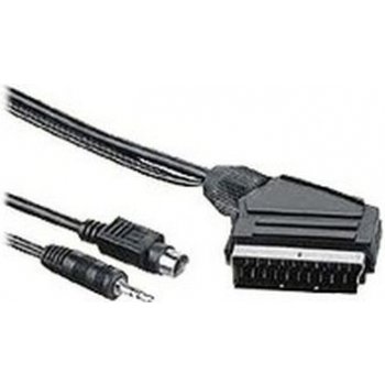 PremiumCord SCART-S-video+sjack3.5"5m+kondenz.