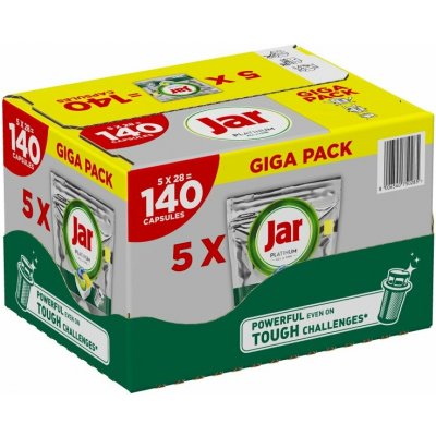 Jar Platinum Lemon Tablety do myčky nádobí 5 x 28 ks – Zboží Dáma