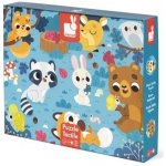 Janod dotykové Lesní zvířátka 20 dílků – Zboží Dáma