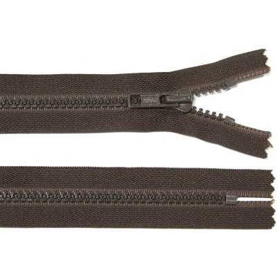 Kostěný zip no.5 nerozepínací 15cm tmavě hnědý YKK – Hledejceny.cz