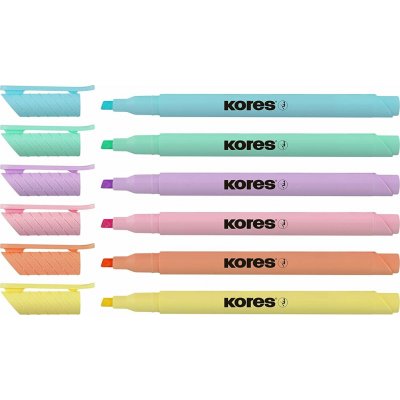 Kores 36246 High Liner Pastel sada 6 barev – Zboží Živě
