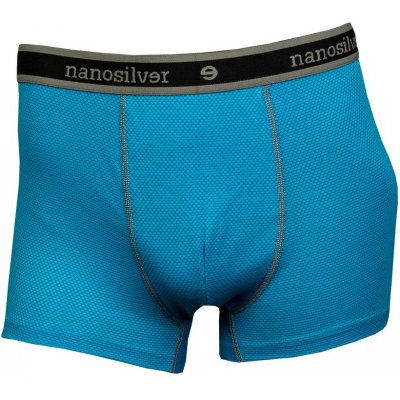 Nanosilver Termo boxerky s merino vlnou a gumou modré – Zboží Mobilmania