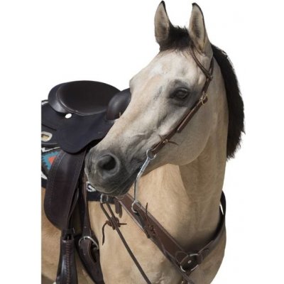 Westernová uzdečka WESTRIDE 1 Oreille chocolate FULL – Zboží Dáma