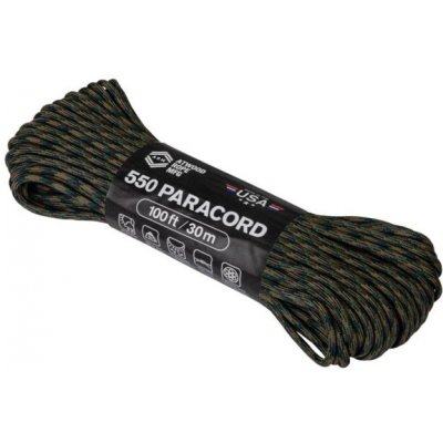 Padáková šňůra Paracord 550 (100 ft) ARM® – US woodland – Zboží Dáma