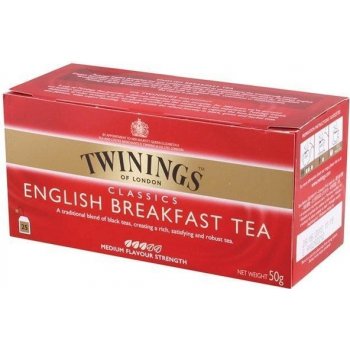 Twinings English Breakfast černý čaj 25 x 2 g