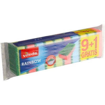 Vileda Rainbow houbičky na nádobí 9+1 ks – HobbyKompas.cz