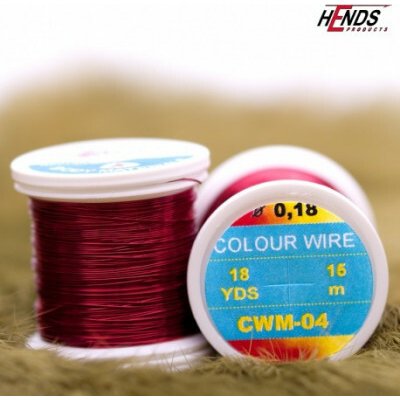 Hends HE COLOUR WIRE - ČERVENO-HNĚDÝ – Hledejceny.cz