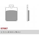 Přední brzdové destičky Brembo Piaggio 400 MP3 LT 2009 - směs XS