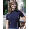 Dámská Trička Gina tričko s krátkým rukávem šité 98005P černá citronová