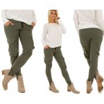 Fashionweek stylové tepláky s kapsami BAGGY BOYFRIENDY MF911 Khaki – Zbozi.Blesk.cz