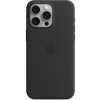 Pouzdro a kryt na mobilní telefon Apple AppleMix Originální Apple iPhone 15 Pro Max - MagSafe - silikonový - černé