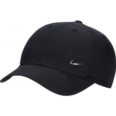 Nike Dri-Fit Club Unstructured Metal Swoosh Youth Cap Černý – Sleviste.cz