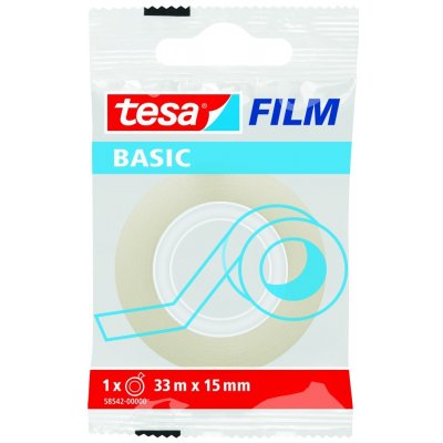 TESA Basic kancelářská páska 15 mm x 33 m – Zboží Mobilmania