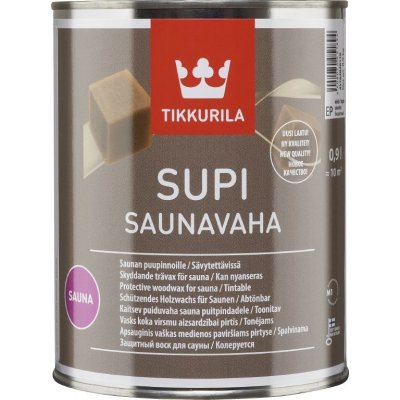 Tikkurila Supi Sauna Wax Saunavaha 0,9 l 5050 Mesi – Zbozi.Blesk.cz