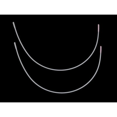 Kostice kovové ploché - bílá – Zbozi.Blesk.cz