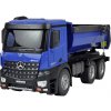 RC model Amewi kamion Mercedes-Benz Arocs licence Dump Truck 2,4 GHz RTR modrá 1:14