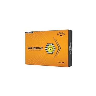 Callaway Warbird 23 2-plášťové žlutá 12 ks – Zboží Mobilmania