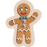 Detexpol Tvarovaný Mikroplyš polštář Perníček Polyester 36x23 – Zboží Dáma