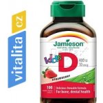 Jamieson Vitamín D3 Kids Jahoda 100 tablet – Hledejceny.cz
