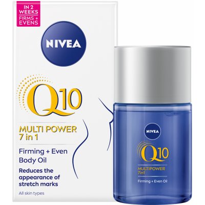 Nivea Q10 Multi Power 7v1 zpevňující tělový olej 100 ml – Sleviste.cz