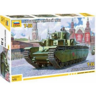 Zvezda Soviet Heavy Tank T 35 5061 1:72 – Zboží Mobilmania