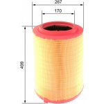 Vzduchový filtr BOSCH F 026 400 274 (F026400274) – Hledejceny.cz