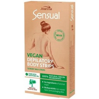 Sensual depilační náplast na tělo Vegan 12 ks