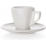 BANQUET šálek + podšálek square ALBA BÍ porcelánový 60 ml – Sleviste.cz