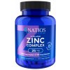 Vitamín a minerál Natios Zinc Chelated Complex, Zinek, selen a měď, 25 mg, 100 veganských kapslí