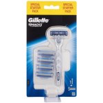 Gillette Mach3 Turbo + 4 ks hlavic – Hledejceny.cz