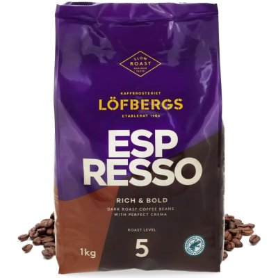 Lofbergs Espresso zrnková 1 kg – Hledejceny.cz