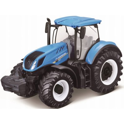 Bburago Traktor New Holland s vlečkou W000764 1:32