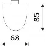 Nimco Náhradní štětiny WC kartáče 1178WN-2-51 – Zboží Dáma