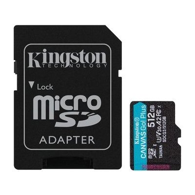 Kingston MicroSDXC UHS-I U3 512GB SDCG3/512GB – Zboží Živě