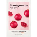 Missha Airy Fit Sheet Mask Pomegranate plátýnková maska s výtažkem z granátového jablka 19 g – Zboží Mobilmania