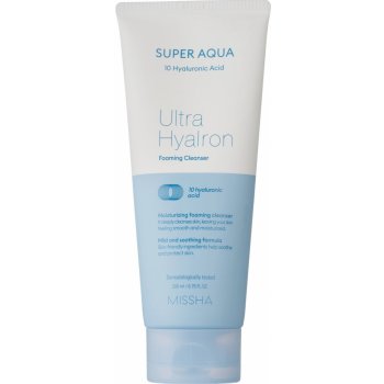 Missha Super Aqua Ultra Hyalon Foaming Cleanser čistící pěna 200 ml