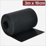 Quadrios 24CA312 pásek se suchým zipem, ke spojování, háčková a flaušová část, (d x š) 3 m x 10 cm, černá, 3 m – Hledejceny.cz