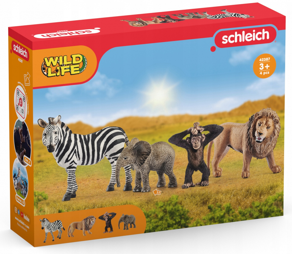 Schleich Set divoká zvířátka