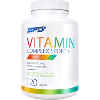 SFD Nutrition Vitamin Complex Sport+ komplexní multivitamín pro sportovce 120 tablet – Zbozi.Blesk.cz