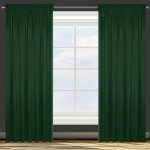 Design 91 ZATEMŇOVACÍ ZÁVĚS NA PÁSCE PARISA 135X270 CM TMAVĚZELENÁ – Zboží Dáma
