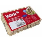 York kolíčky na prádlo 20 ks dřevěné ST2211221 – Hledejceny.cz