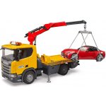Bruder 3552 Odtahové vozidlo Scania Super 560R se světelným a zvukovým modulem a Bruder Roadster – Zboží Dáma