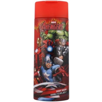 Marvel Avengers sprchový gel 75 ml + gel na vlasy 75 ml + houba + etue dárková sada
