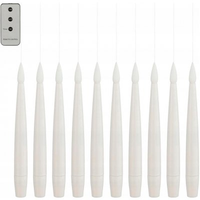 SVĚTELNÝ ŘETĚZ SVÍČKY 10 LED TEPLÁ BÍLÁ LUCA - ZÁVĚSNÉ LAMPY – Hledejceny.cz